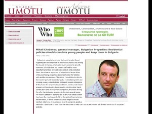 Index Imoti, January 2009