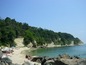 The nearest beach is about 600 meters away