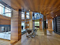 The interior was extensively renovated in recent years. The dining area is a step up from the open living area, and the floors are hand-polished oak