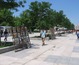 A pedestrian zone in Yambol